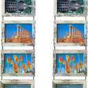 SESEAT Wall Hanging 5x7 Picture Frames Collage with Distressed White Frames,2 Packs