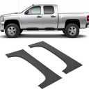 Kojem Wheel Arch Repair Panel Compatible with 2007-2014 Chevy Chevrolet Silverado 1500 2500HD 3500HD Truck Bed Upper Wheel Arch Patch Quarter Panels Black Steel Driver & Passenger Side