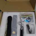 Keypad Smart Door Lock with Handle, Keyless Entry Deadbolt for Front Door, Smart Auto Lock Deadbolt with Phone/Watch App Control, Biometric Fingerprint Gate Handle with 7 Ways to Unlock