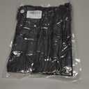ZDC Girls Short Sleeve T Shirts Kids Summer Textured Tops Crewneck Casual Tee 5-14 Years (Black)