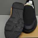 FitVille Plantar Fasciitis Shoes for Men Extra Wide Orthopedic Shoes for Foot Pain Relief - BriskWalk (12.5 Wide, Black)