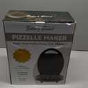 Baker's Friend Multi Pizzelle Maker Electric, Stroopwafel Iron, 4 x 4.5'' Pizzelle Waffle Cookies Maker with Temperature Control, Ideal for Holidays, Parties & More, Great Choice for Gift, Graphite