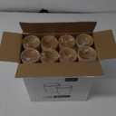 400 Pack 3 oz Kraft Paper Cups, Disposable Bathroom Cups, Mini Mouthwash Cups, Hot/Cold Beverage Drinking Cup for Gargle Espresso Juice Medicine (Brown)