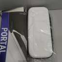 Carry Case designed for Playstation Portal remote player for PS5 Console holds accessories, Travel and Storage Protection for headset charger and more WHITE/BLACK - Easy Clean Case Gift box Edition