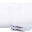 NTBAY King Pillowcase Set - 2 Pack Brushed Microfiber 20x36 Pillowcases - Soft, Wrinkle-Free, Fade-Resistant, Stain-Resistant, White Pillowcases with Envelope Closure - 20x36 Inches, White