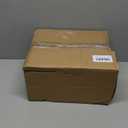 White Soup Tureen with Gold Design, Double Handle Soup Serving Bowl with Lid and Spoon Bone China Tableware,1.5L