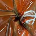 ONEART | 12 Gauge Brown Solid Clear TPU Waterproof Vinyl Fabric for Sewing Crafts and Home Decor, 54" Wide Sold by Separate Yard
