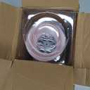 XingsLight Valentines Day Decorations Flameless Candles with Romantic Pink Heart Projector Lights Battery Operated LED Candle with Remote and Timer,2 Pack