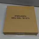 LAMU 2 Tier Lazy Susan Turntable Organizer 9.25'' Rotating Spice Rack Organization for Cabinet, Kitchen, Pantry, Countertop, Bathroom, Vanity, Medicine Cabinet Organizer, Clear