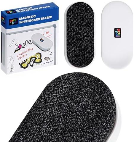 Artspal Whiteboard Eraser, 2 Pack, Dry Erase Eraser, Glass Board Erasers, Perfect for Dry Erase Board, Glass Board, Calendar Board, Office and School Supplies, Set of 2