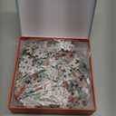 Galison Beside The Sea – 500 Piece Puzzle Fun and Challenging Activity with Bright and Bold Artwork of Charming Village and Sea Scenery for Adults and Families