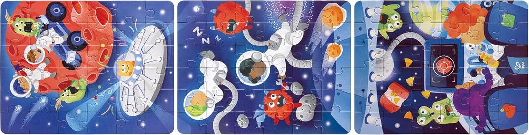 Hape Space Adventure Puzzle for Kids 4Y+