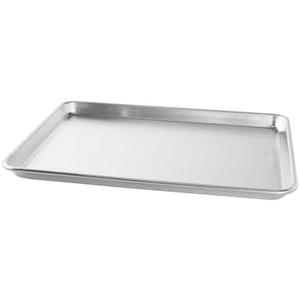 Nordic Ware Naturals Half Sheet - USA Made Aluminum Commercial Quality Sheet Pan for Baking or Roasting, Encapsulated Galvanized Steel Rim Prevents Warping, 1-Pack