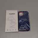 TIMISM Designed for iPhone 14 Case 2022 / iPhone 13 Case 2021 (6.1inch), Military Grade Drop Protection Full Body Rugged Heavy Duty Protective Sturdy iPhone Cover for Men, Navy Blue+Red