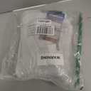 BFNN Cat Screen Door, Extra Tall Cat-Proof Mesh Gate, Fit Door Size 34'' x 82.5'', Anti Scratch Mesh with Zipper Closure, for Living Room, Kitchen, Bedroom (White, U-Shaped)