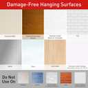 Command 15 lb & 10 lb Large and Medium 16 Pairs Picture Hanging Strips (32 Strips), Damage-Free Hangers for Picture Frames, No Tools Required, Great for Home Room Wall Decor, White Adhesive