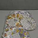 Retisee 7 Pcs Pattern Paper Lantern Christmas Party Supplies for Bridal Shower Wedding Amalfi Coast Blue Yellow Tiles Mediterranean Party Paper Lantern Hanging for Lemon Birthday