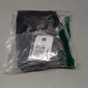 Laughido Women's Mock Neck Long Sleeve Fleece Slim Fit T-Shirt 2025 Casual Basic Pullover Crop Tops (Black)