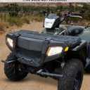 SAUTVS Headlight Housing for Polaris Sportsman 500 2005-2010, Front Left & Right Head Lamp Lens Head Light Covers Bezels for Polaris Sportsman 500 HO EFI TOURING 2005-2010 Accessories (2PCS)