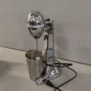 Hamilton Beach DrinkMaster Electric Drink Mixer, Retro Milkshake Maker & Milk Frother, 2 Speeds, Extra-Large 28 oz. Stainless Steel Cup, Classic Chrome