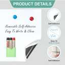Removable Whiteboard Adhesive Contact Paper, 48×24" Magnetic Roll
