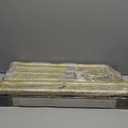 HOMEKAYT 24" Industrial Pipe Shelving, Floating Wall Shelves 3 Tier Gold Shelves with Haning Rod Multiple Use for Kitchen, Bedroom,Living Room,Bathroom