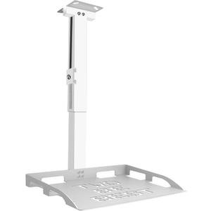 2-Be-Best Projector Ceiling Mount with Tray, 13IN-21.6IN / 33CM-55CM Height Adjustable Projector Shelf Universal Tray Mount for Ceiling Upgraded White