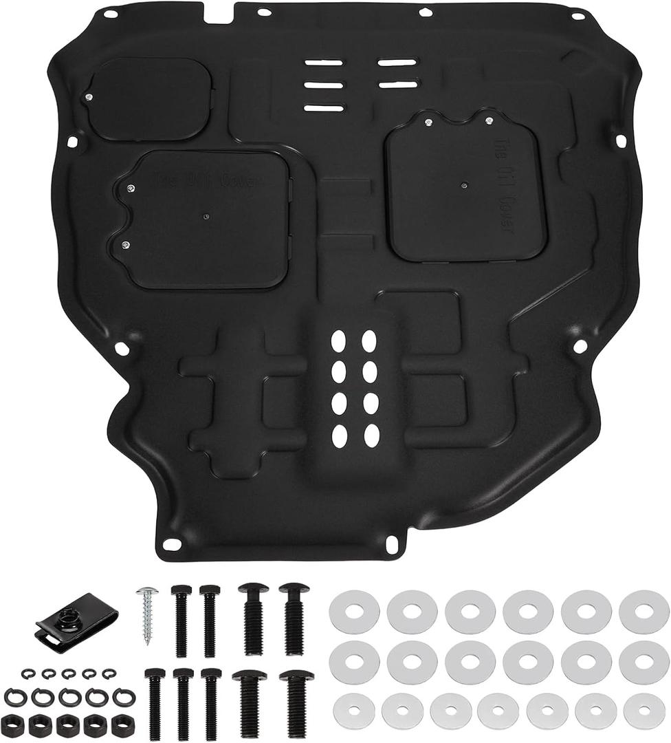 Front Engine Splash Shield Compatible with 2019-2024 Toyota RAV4 Under Cover Front Engine Guard Mud Flaps Directly