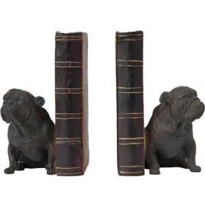 Dog Decorative Bookends Book Holder - Vintage Shelf Decor Book Ends to Hold Books Heavy Duty for Home Decor 3.5 X 4.5 X 6.25 inch Guichifun