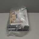 Large Closet Storage Baskets Bins with Lids 4 Pack, Storage Baskets for Organizing Shelves Nursery Bedroom, Home Dorm Closet Organizers Cubes for Clothes Toys Blanket Book - Stackable -14x10x9.5 (White with Grey)