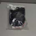 Topcosplay Women Wig Black Short Curly Cosplay Wigs with Bow Headband Halloween Costume Party Wigs