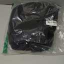 Men's Tweed Pants Herringbone Thick Wool Pleated Front Dress Suit Vintage Trousers (32W x 32L, Black)