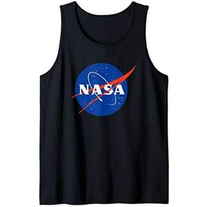 NASA Approved Officially Licensed Insignia Meatball Logo Tank Top, M