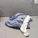 Shark Blanket Hoodie Onesie for Adult & Kid, Wearable Shark Sleeping Bag, Soft Cozy Onesie Costume. M