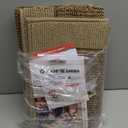 BEQHAUSE Indoor Door Mat 32" x 48", Dirt Trapper Door Mats Non-Slip Entryway Rugs Washable, Resist Dirt Absorbent Welcome Mat, Low Profile Floor Mats for Front Back Door and Entryway, Taupe