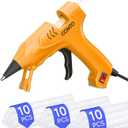 Hot Glue Gun Kit with 30 Sticks, 20W Fast Preheating Mini Hot Glue Gun and Sticks Set for School Crafts DIY Arts and Quick Home Repairs, Yellow
