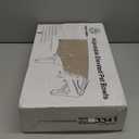 Elevated Bowls, 4 Height Adjustable Raised Stand With 2 Thick 50oz Stainless Steel Food Bowls, Non-Slip Feeder for Dogs, Adjusts to 3.7", 9.2", 10.75", 12.36" Light Brownish Gray