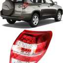 labwork Passenger Side Tail Light Replacement for Toyota RAV4 2009-2012 Rear Tail Light Brake Lamp Assembly Halogen RH Right Side TO2801181 815500R010