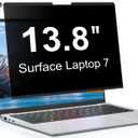 13.8 Inch Magnetic Privacy Screen for Microsoft Surface Laptop 7, Removable Anti Glare Screen Protector, Blue Light Computer Filter, Anti Spy Easy Install