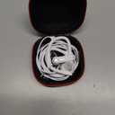 Wired Over Ear Earbuds with Microphone Ear Hook,3.5mm Sport Headphones Wired for Laptop/iPad/iPod/3.5mm Plug Cellphone,Earphones Noise Cancelling Headset for Chromebook/Switch/Galaxy/MP3 Running,White