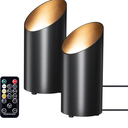 Brightown 2 Pack Uplights Indoor Floor Can Lights - 6000K LED Up Lights with Remote and Timer, 3 Color Temperatures and Dimmable Uplighting Spotlights for Dark Corner Sofa House Plant Picture