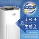 Clorox HEPA Air Purifiers for Home, True HEPA Filter, Large Rooms Up to 1,500 Sq Ft, Removes 99.9% of Mold, Viruses, Wildfire Smoke, Allergens, Pet Allergies, Dust, AUTO Mode, Whisper Quiet