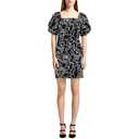 Anne Klein Puff Sleeve Shift Size 10, Black 