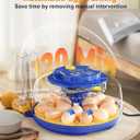 18 Chicken Egg Incubators for Hatching Eggs: Egg Incubator with Automatic Egg Turning and Humidity Control - Egg Candler - Temperature & Humidity Display - Used to Hatch Quail, Chicken, Duck and Goose