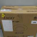 ZAGO 20 Packs 6 Inch LED Disk Light Surface Mount Low Profile Recessed Retrofit Ceiling Fixture for J Box, Dimmable, 15W=75W, 980LM, 5000K Daylight White, CRI>80, ETL Listed, Wet Location