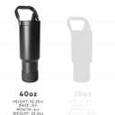 Simple Modern Trek Pivot | 40oz Flip Straw Tumbler with Handle | Water Bottle & Boot | Interchangeable Straw & Chug Lids | Insulated Stainless Steel Jug | Gym Sports Outdoors | Almond Birch