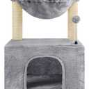 ROYPET Fashion Design 43.3" Cat Trees with Cat Houses,Grey