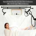 Dual Shower Head with Handheld, Tandem Shower Head Set for Two People, 3 Shower Heads, No-Drill Install, Adjustable Sprayers