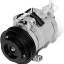 Car A/C Compressor Fit for Jeep Grand Cherokee for Dodge Charger Durango Challenger for Chrysler 300 V8 Automotive Replacement AC Compressor 98314, 68202994AA A/C Compressor for Car CO 30014C
