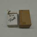 LIVDUCOT Farmhouse Wooden Decor Book Stack | Rustic Faux Book Stacks | With God All Things Are Possible Sign